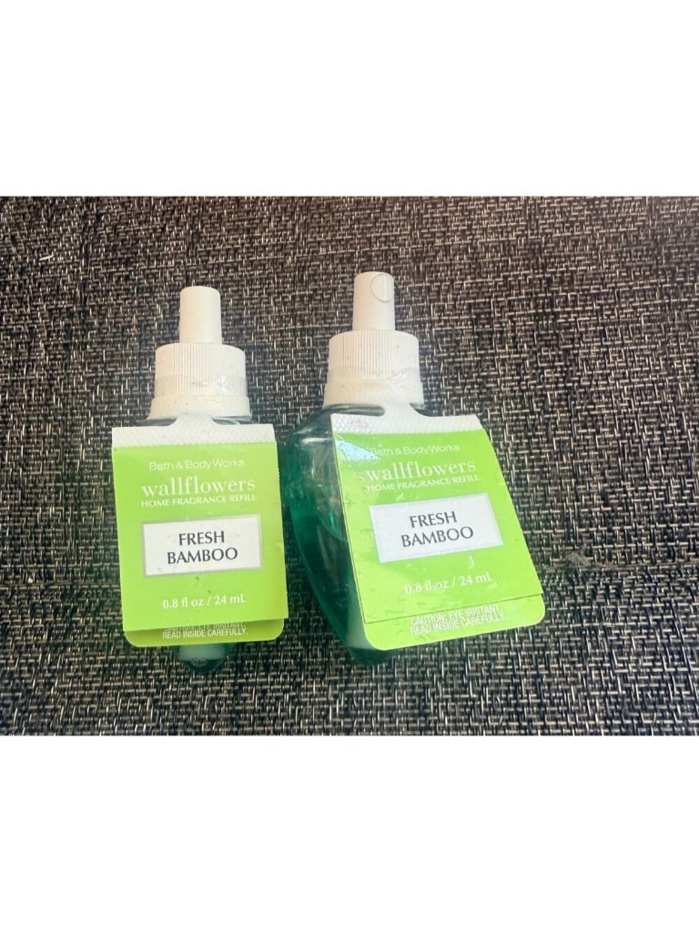 Bath And Body Works Wallflowers Fresh Bamboo refills 2 pack bottles